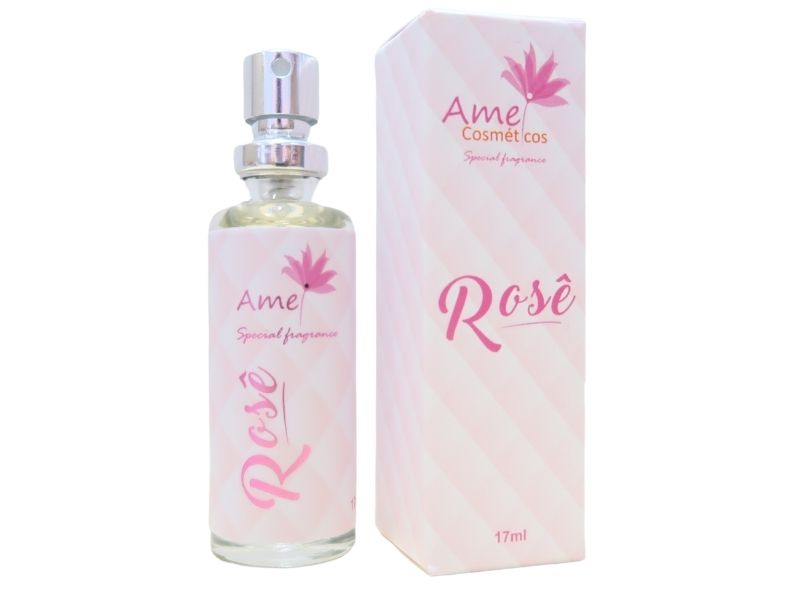 Perfume Amei Cosm�ticos Ros� 17ml