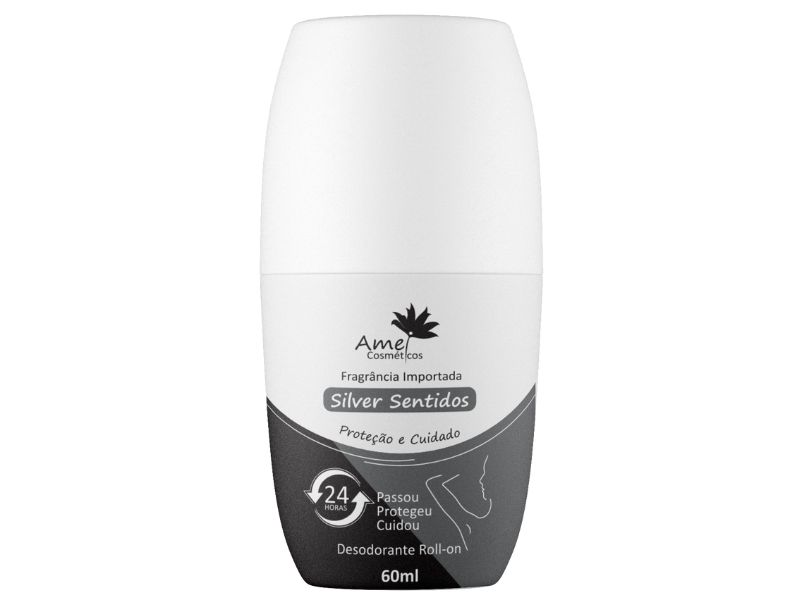 Desodorante Roll-on Silver Sentidos Amei Cosm�ticos