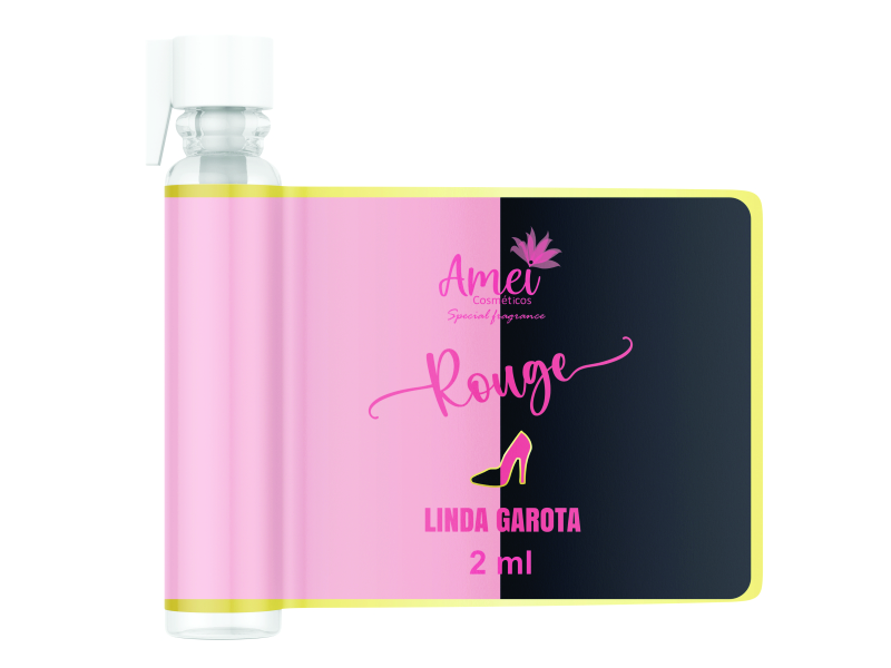Amostra do Perfume Amei Cosm�ticos Linda Garota Rouge (2ml)