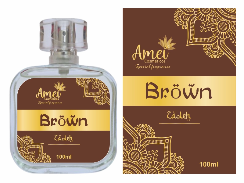 Perfume Amei Cosm�ticos Brown 100ml
