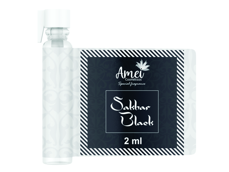 Amostra do Perfume Amei Cosm�ticos Sakhar Black (2ml)